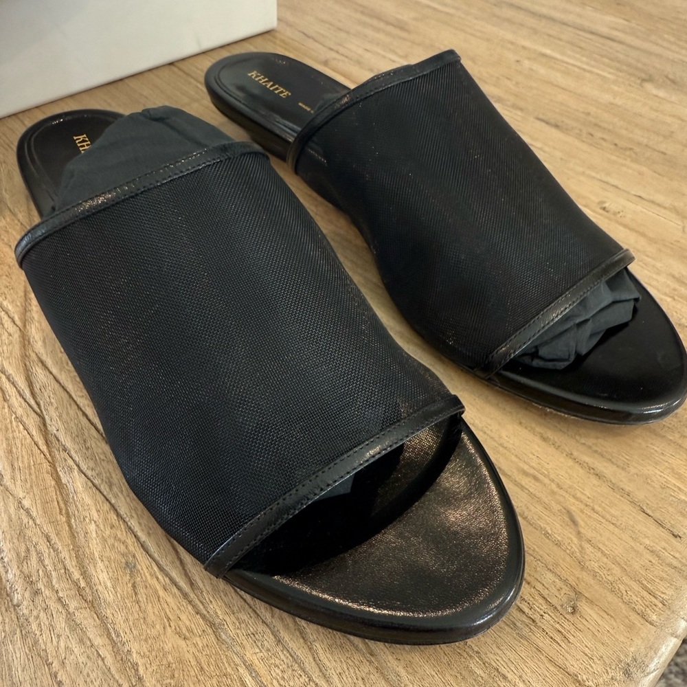 KHAITE Black Women's Mules - Picture 2 of 5